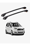 FORD COURIER 2023-Sonrası TRX1 Thunder Carrier Kilitli Ara Atkı Taşıyıcı Tavan Barı Siyah