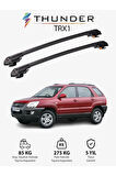 KIA SPORTAGE 2004-2010 TRX1 Thunder Carrier Kilitli Ara Atkı Taşıyıcı Tavan Barı Siyah