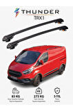 FORD CUSTOM 2012-2023 TRX1 Thunder Carrier Kilitli Ara Atkı Taşıyıcı Tavan Barı Siyah