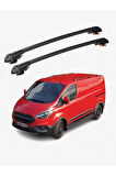 FORD CUSTOM 2012-2023 TRX1 Thunder Carrier Kilitli Ara Atkı Taşıyıcı Tavan Barı Siyah
