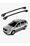 DACIA LOGAN MCV 2013-Sonrası TRX1 Thunder Carrier Kilitli Ara Atkı Taşıyıcı Tavan Barı Siyah