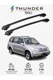 SUZUKI XL-7 1999-2006 TRX1 Thunder Carrier Kilitli Ara Atkı Taşıyıcı Tavan Barı Siyah