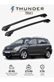 TOYOTA COROLLA VERSO 2004-2008 TRX1 Thunder Carrier Kilitli Ara Atkı Taşıyıcı Tavan Barı Siyah