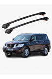 NISSAN PATROL 2011-Sonrası TRX1 Thunder Carrier Kilitli Ara Atkı Taşıyıcı Tavan Barı Siyah