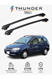 TOYOTA COROLLA SPACIO 1997-2000 TRX1 Thunder Carrier Kilitli Ara Atkı Taşıyıcı Tavan Barı Siyah