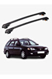TOYOTA COROLLA 2000-2006 TRX1 Thunder Carrier Kilitli Ara Atkı Taşıyıcı Tavan Barı Siyah