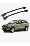 HYUNDAI SANTA FE 2007-2012 TRX1 Thunder Carrier Kilitli Ara Atkı Taşıyıcı Tavan Barı Siyah