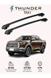 GREAT WALL POE 2019-Sonrası TRX1 Thunder Carrier Kilitli Ara Atkı Taşıyıcı Tavan Barı Siyah
