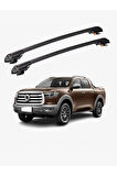 GREAT WALL POE 2019-Sonrası TRX1 Thunder Carrier Kilitli Ara Atkı Taşıyıcı Tavan Barı Siyah