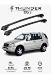 MERCEDES-BENZ M-CLASS 1998-2005 TRX1 Thunder Carrier Kilitli Ara Atkı Taşıyıcı Tavan Barı Siyah