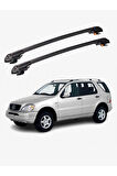 MERCEDES-BENZ M-CLASS 1998-2005 TRX1 Thunder Carrier Kilitli Ara Atkı Taşıyıcı Tavan Barı Siyah