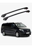 MERCEDES-BENZ VITO 2015-Sonrası TRX1 Thunder Carrier Kilitli Ara Atkı Taşıyıcı Tavan Barı Siyah