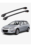 HYUNDAI ELANTRA TOURING 2007-2011 TRX1 Thunder Carrier Kilitli Ara Atkı Taşıyıcı Tavan Barı Siyah