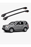 HONDA PILOT 2009-2015 TRX1 Thunder Carrier Kilitli Ara Atkı Taşıyıcı Tavan Barı Siyah