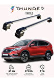 HONDA CR-V 2019-Sonrası TRX2 Thunder Carrier Kilitli Ara Atkı Taşıyıcı Tavan Barı Gri