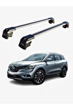 RENAULT SAMSUNG QM6 2017-Sonrası TRX2 Thunder Carrier Kilitli Ara Atkı Taşıyıcı Tavan Barı Gri