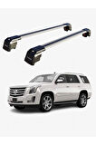 CADILLAC ESCALADE 2015-2020 TRX2 Thunder Carrier Kilitli Ara Atkı Taşıyıcı Tavan Barı Gri
