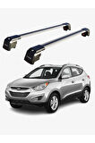 HYUNDAI TUCSON 2010-2015 TRX2 Thunder Carrier Kilitli Ara Atkı Taşıyıcı Tavan Barı Gri