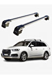 AUDI Q7 2016-Sonrası TRX2 Thunder Carrier Kilitli Ara Atkı Taşıyıcı Tavan Barı Gri