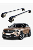 RENAULT AUSTRAL 2022-Sonrası TRX2 Thunder Carrier Kilitli Ara Atkı Taşıyıcı Tavan Barı Gri