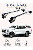GMC YUKON 2015-2020 TRX2 Thunder Carrier Kilitli Ara Atkı Taşıyıcı Tavan Barı Gri