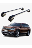 VOLKSWAGEN TERAMONT 2018-Sonrası TRX2 Thunder Carrier Kilitli Ara Atkı Taşıyıcı Tavan Barı Gri