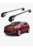CADILLAC XT5 2016-Sonrası TRX2 Thunder Carrier Kilitli Ara Atkı Taşıyıcı Tavan Barı Gri
