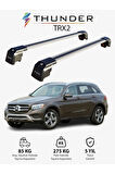 MERCEDES-BENZ GLC-CLASS 2016-2022 TRX2 Thunder Carrier Kilitli Ara Atkı Taşıyıcı Tavan Barı Gri
