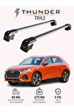 AUDI Q3 2019-Sonrası TRX2 Thunder Carrier Kilitli Ara Atkı Taşıyıcı Tavan Barı Gri