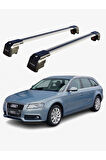AUDI A4 AVANT 2008-2015 TRX2 Thunder Carrier Kilitli Ara Atkı Taşıyıcı Tavan Barı Gri