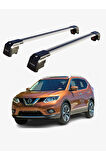 NISSAN X-TRAIL 2014-2020 TRX2 Thunder Carrier Kilitli Ara Atkı Taşıyıcı Tavan Barı Gri