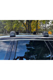 NISSAN X-TRAIL 2014-2020 TRX2 Thunder Carrier Kilitli Ara Atkı Taşıyıcı Tavan Barı Gri