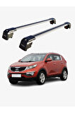 KIA SPORTAGE 2010-2015 TRX2 Thunder Carrier Kilitli Ara Atkı Taşıyıcı Tavan Barı Gri