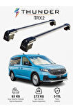 FORD CONNECT 2022-Sonrası TRX2 Thunder Carrier Kilitli Ara Atkı Taşıyıcı Tavan Barı Gri