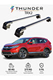 HONDA CR-V 2017-Sonrası TRX2 Thunder Carrier Kilitli Ara Atkı Taşıyıcı Tavan Barı Siyah