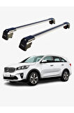 KIA SORENTO PRIME 2015-2020 TRX2 Thunder Carrier Kilitli Ara Atkı Taşıyıcı Tavan Barı Siyah