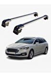 FORD MONDEO ESTATE 2015-Sonrası TRX2 Thunder Carrier Kilitli Ara Atkı Taşıyıcı Tavan Barı Siyah