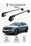RENAULT SAMSUNG QM6 2017-Sonrası TRX2 Thunder Carrier Kilitli Ara Atkı Taşıyıcı Tavan Barı Siyah
