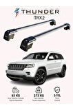 JEEP GRAND CHEROKEE 2011-Sonrası TRX2 Thunder Carrier Kilitli Ara Atkı Taşıyıcı Tavan Barı Siyah