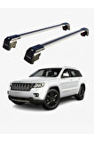 JEEP GRAND CHEROKEE 2011-Sonrası TRX2 Thunder Carrier Kilitli Ara Atkı Taşıyıcı Tavan Barı Siyah