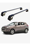 HYUNDAI TUCSON 2013-2021 TRX2 Thunder Carrier Kilitli Ara Atkı Taşıyıcı Tavan Barı Siyah