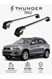 MITSUBISHI OUTLANDER 2013-2021 TRX2 Thunder Carrier Kilitli Ara Atkı Taşıyıcı Tavan Barı Siyah