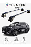 CHERY TIGGO 8 PRO 2022-Sonrası TRX2 Thunder Carrier Kilitli Ara Atkı Taşıyıcı Tavan Barı Siyah