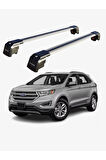 FORD EDGE 2015-Sonrası TRX2 Thunder Carrier Kilitli Ara Atkı Taşıyıcı Tavan Barı Siyah