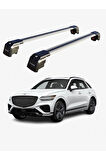 GENESIS GV70 2022-Sonrası TRX2 Thunder Carrier Kilitli Ara Atkı Taşıyıcı Tavan Barı Siyah
