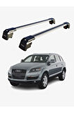 AUDI Q7 2006-2015 TRX2 Thunder Carrier Kilitli Ara Atkı Taşıyıcı Tavan Barı Siyah