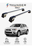 MITSUBISHI OUTLANDER SPORT 2010-2022 TRX2 Thunder Carrier Kilitli Ara Atkı Taşıyıcı Tavan Barı Siyah