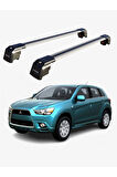 MITSUBISHI RVR 2010-2022 TRX2 Thunder Carrier Kilitli Ara Atkı Taşıyıcı Tavan Barı Siyah