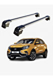 LADA XRAY 2015-Sonrası TRX2 Thunder Carrier Kilitli Ara Atkı Taşıyıcı Tavan Barı Siyah