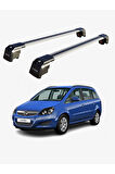 OPEL ZAFIRA B 2005-2011 TRX2 Thunder Carrier Kilitli Ara Atkı Taşıyıcı Tavan Barı Siyah